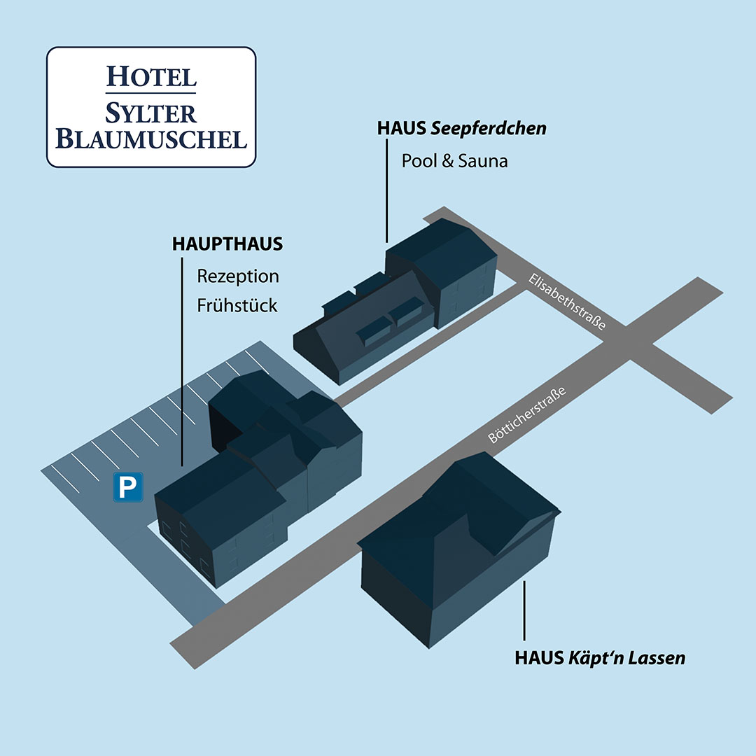 Lageplan Hotel Westerland